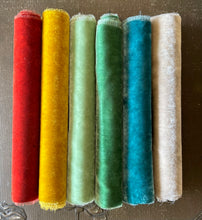 Load image into Gallery viewer, NEW! MISTLETOE Hand Dyed Silk Velvet Collection