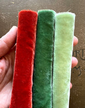 Load image into Gallery viewer, NEW! MISTLETOE Hand Dyed Silk Velvet Collection