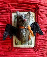 Load image into Gallery viewer, Fang the Drawlloween Bat ooak
