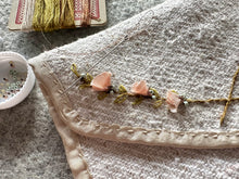 Load image into Gallery viewer, Love Letters Linen Envelope Stitching Kit and Class
