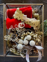 Load image into Gallery viewer, 12 Days of Christmas Golden Treasure Boxes~ Holly Green
