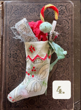 Load image into Gallery viewer, 12 Days of Christmas Tiny Vintage Stockings
