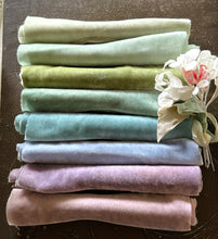 Load image into Gallery viewer, *LAST ONE* WISTERIA GARDEN Hand Dyed Silk Velvet Collection
