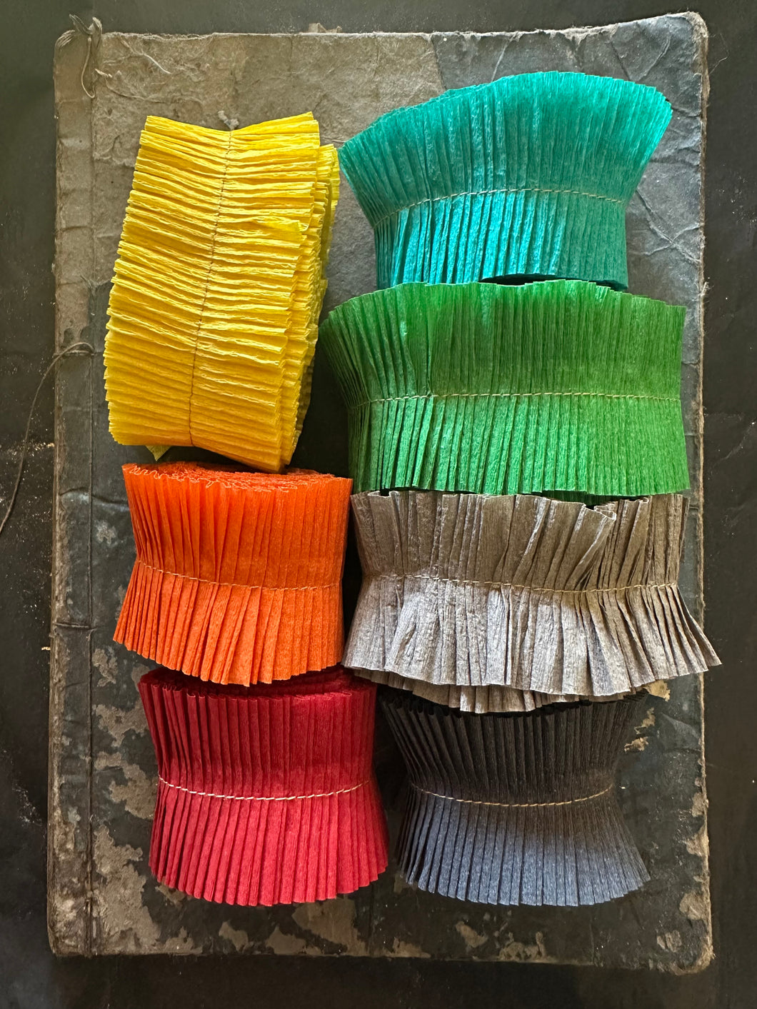 Spooky Halloween Vintage Crepe Paper Ruffle Collection