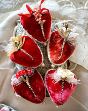 Load image into Gallery viewer, Red Velvet Heart Tokens
