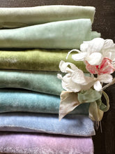 Load image into Gallery viewer, *LAST ONE* WISTERIA GARDEN Hand Dyed Silk Velvet Collection
