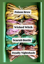 Load image into Gallery viewer, Dyed Silk Ombre Ribbons All Hallows Eve Collection

