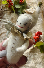 Load image into Gallery viewer, Snowbaby in Linen Cap 12 Days of Christmas
