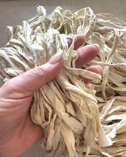 Load image into Gallery viewer, Sari Silk Bundles 70 Yards Torn Silk Trim 12 Days of Christmas
