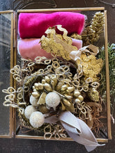 Load image into Gallery viewer, 12 Days of Christmas Golden Treasure Boxes~ Holly Green
