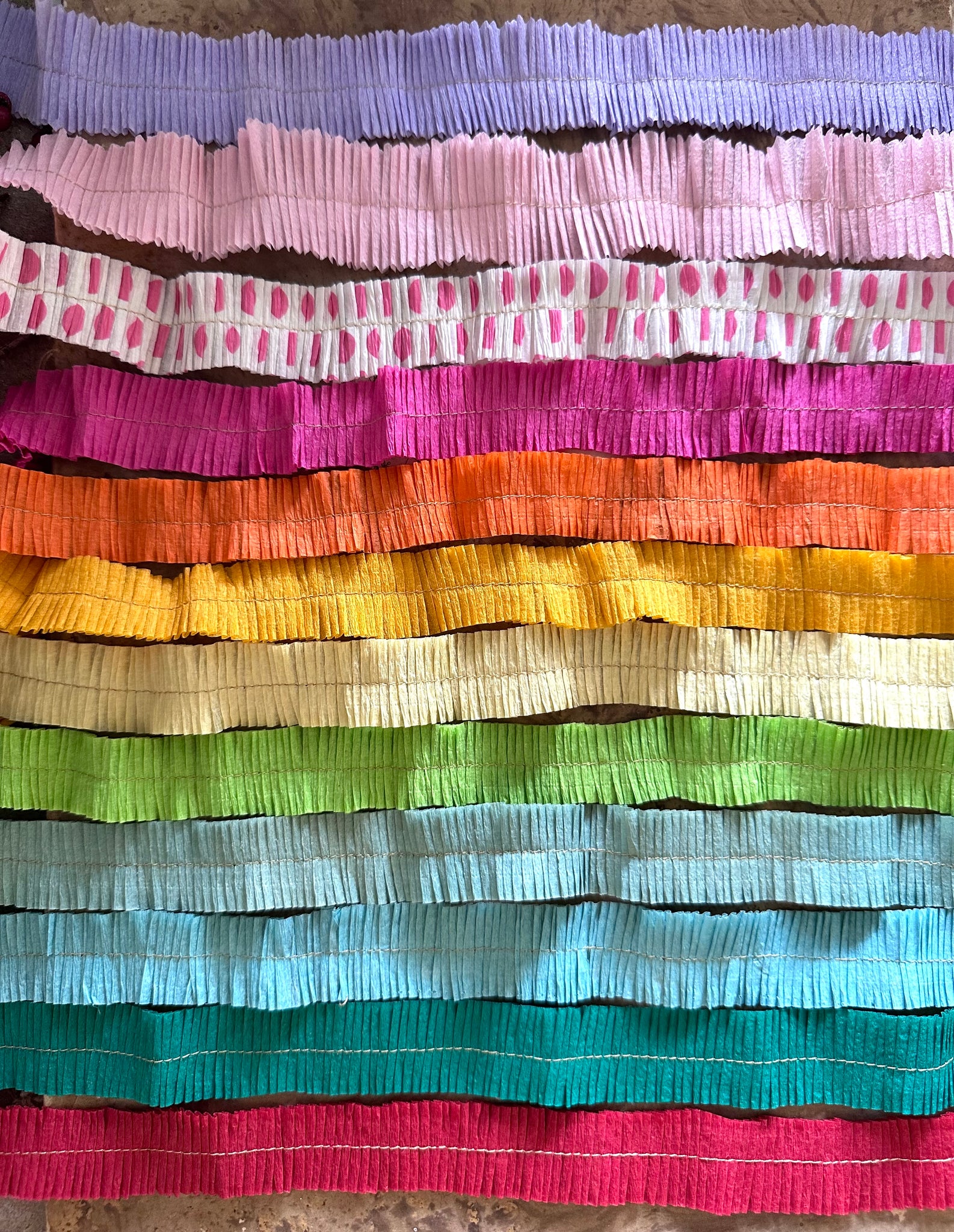 Traveling Circus Collection of Handmade Crepe Paper Ruffles – JulieCollings