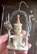 Load image into Gallery viewer, RESERVED for MARY Snowbaby Holiday Ornament
