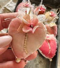 Load image into Gallery viewer, Silk Velvet Heart Tokens
