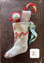 Load image into Gallery viewer, 12 Days of Christmas Tiny Vintage Stockings
