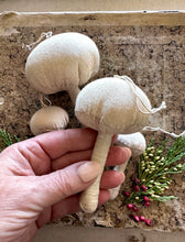 Load image into Gallery viewer, CYBER MONDAY MUSHROOM SALE  DIY Muslin Mushrooms for Embroidery or Dyeing
