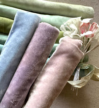 Load image into Gallery viewer, *LAST ONE* WISTERIA GARDEN Hand Dyed Silk Velvet Collection
