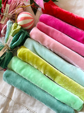 Load image into Gallery viewer, 12 Days of Christmas Merry and Bright Hand Dyed Silk Velvet Collection
