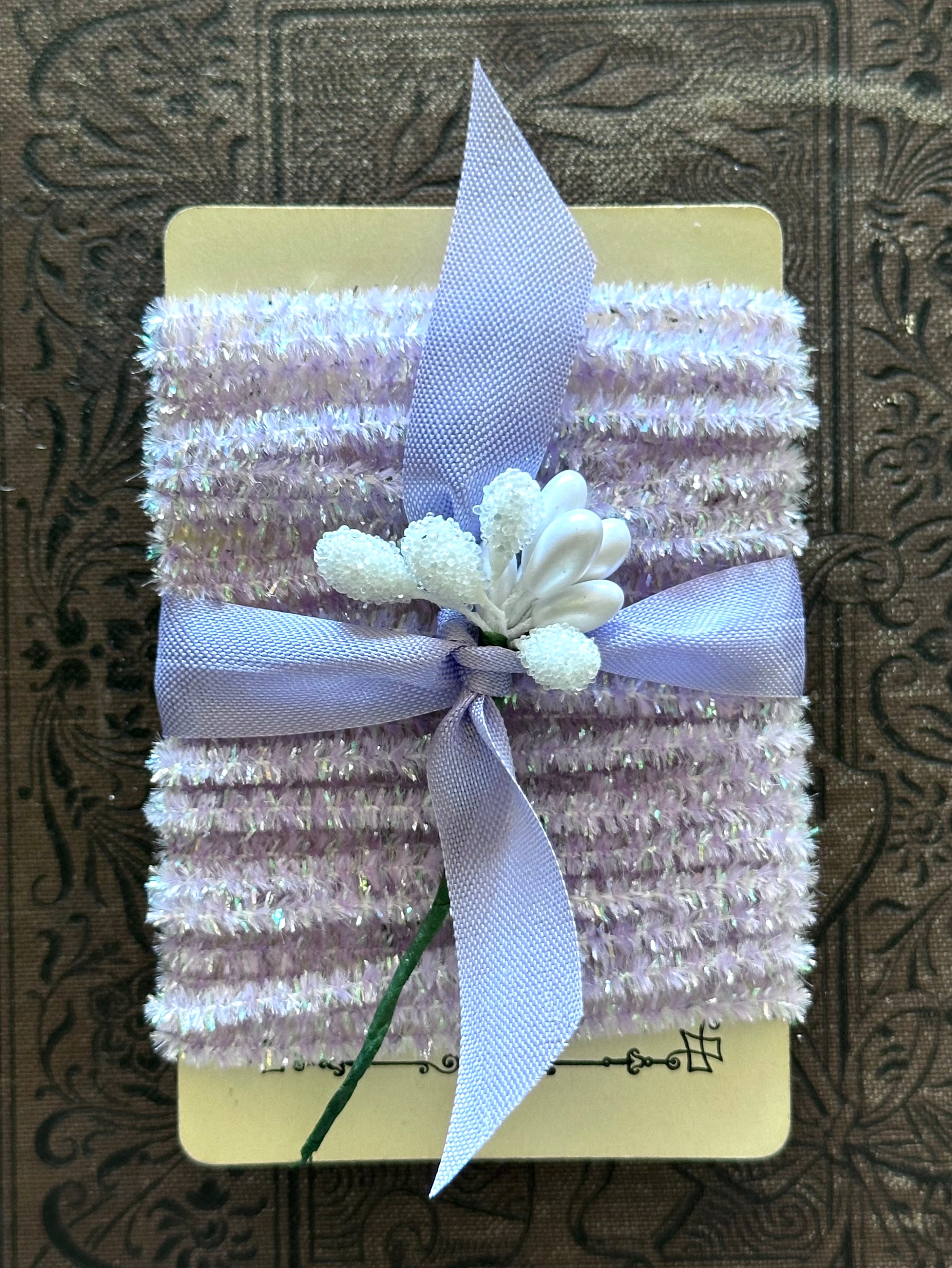 Mini Tinsel Trim Lavender - 12 Feet Lovely Spring Mint Tinsel Trim - N ...