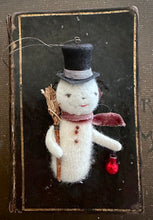 Load image into Gallery viewer, Snowman Ornament with Glass Lantern 12 Days of Christmas
