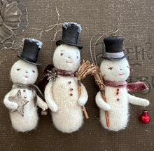 Load image into Gallery viewer, Snowman Ornament with Glass Lantern 12 Days of Christmas
