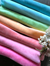 Load image into Gallery viewer, EYE CANDY Hand Dyed Silk Velvet Collection
