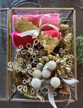 Load image into Gallery viewer, 12 Days of Christmas Golden Treasure Boxes~ Holly Green
