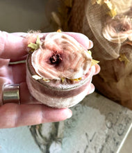 Load image into Gallery viewer, Smoky Blush Velvet Treasure Box
