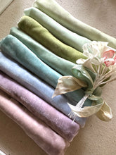 Load image into Gallery viewer, *LAST ONE* WISTERIA GARDEN Hand Dyed Silk Velvet Collection
