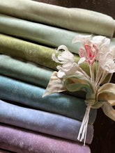 Load image into Gallery viewer, *LAST ONE* WISTERIA GARDEN Hand Dyed Silk Velvet Collection
