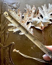 Load image into Gallery viewer, Rusted Acorn and Oak Spray - Rustic Fall Aged Metal Leaves

