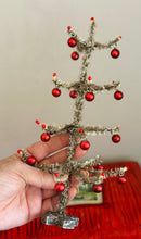 Load image into Gallery viewer, Tinsel Tree with Glittered Base  12 Days of Christmas
