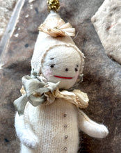 Load image into Gallery viewer, Snowbaby in Linen Cap 12 Days of Christmas
