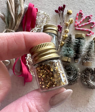 Load image into Gallery viewer, Tiny Tree Trimming Kit with Vintage and Hand Dyed Trims
