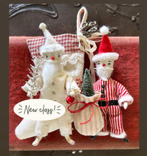 Load image into Gallery viewer, Holiday Spun Cotton Santa Online Class and Kit
