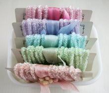 Load image into Gallery viewer, Mini Tinsel Trim Aqua  lue - 12 Feet Lovely Spring Tinsel Trim
