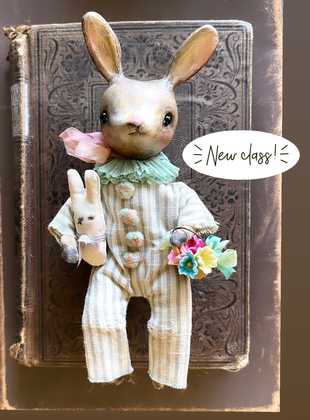 Paper Clay Bunny Online Class and Kit