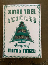 Load image into Gallery viewer, Silver Xmas Tree Holiday Icicles Fireproof Metal Tinsel
