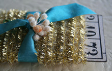 Load image into Gallery viewer, Holiday Gold Mini Tinsel Garland Trim
