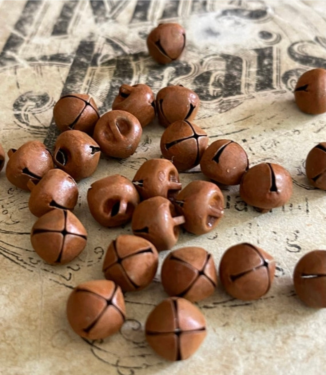 9mm Rusty Primitive  Farmhouse Christmas Jingle Bells