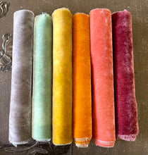 Load image into Gallery viewer, NEW! Jane Austen Hand Dyed Silk Velvet Collection
